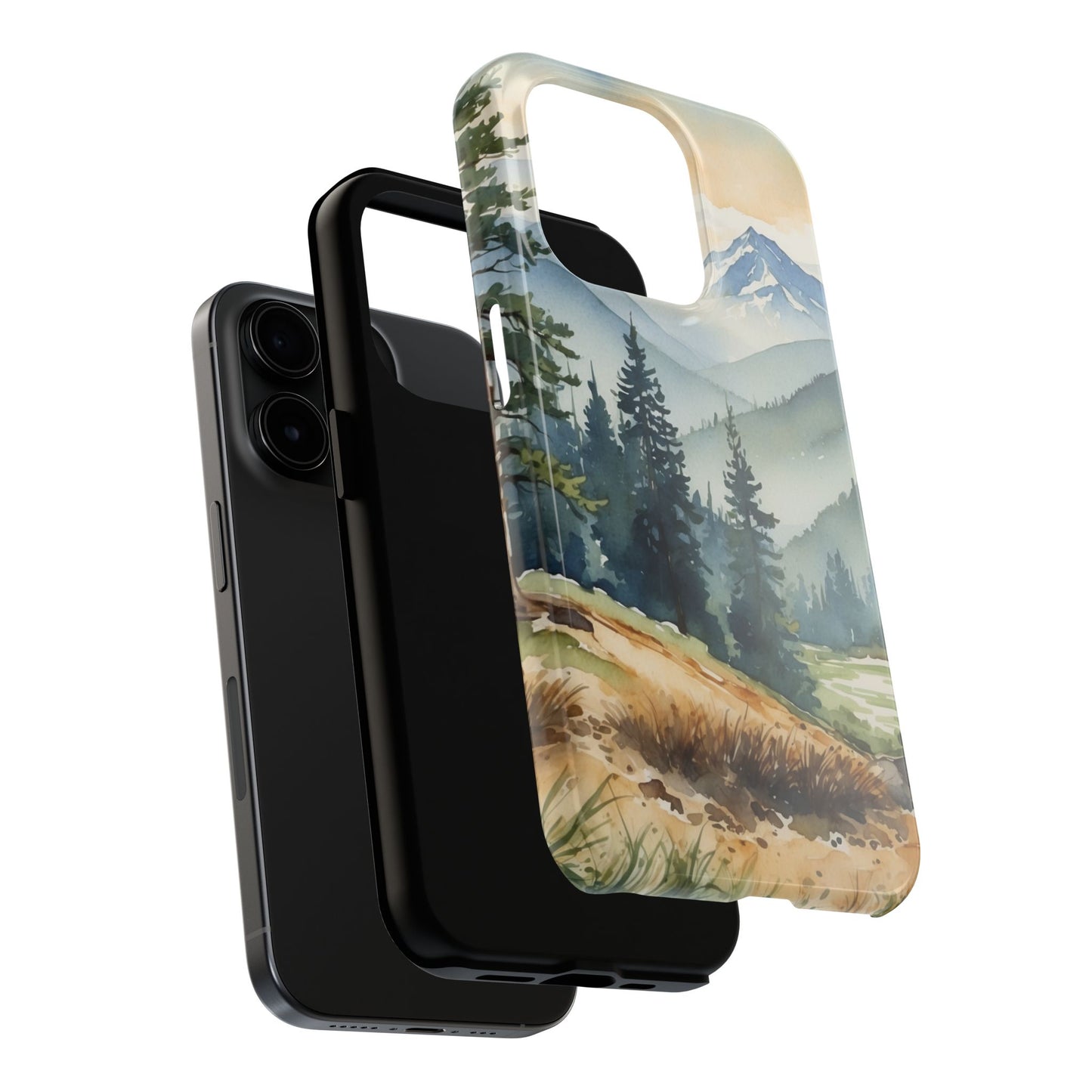 Tranquil Mountain Escape - iPhone Case