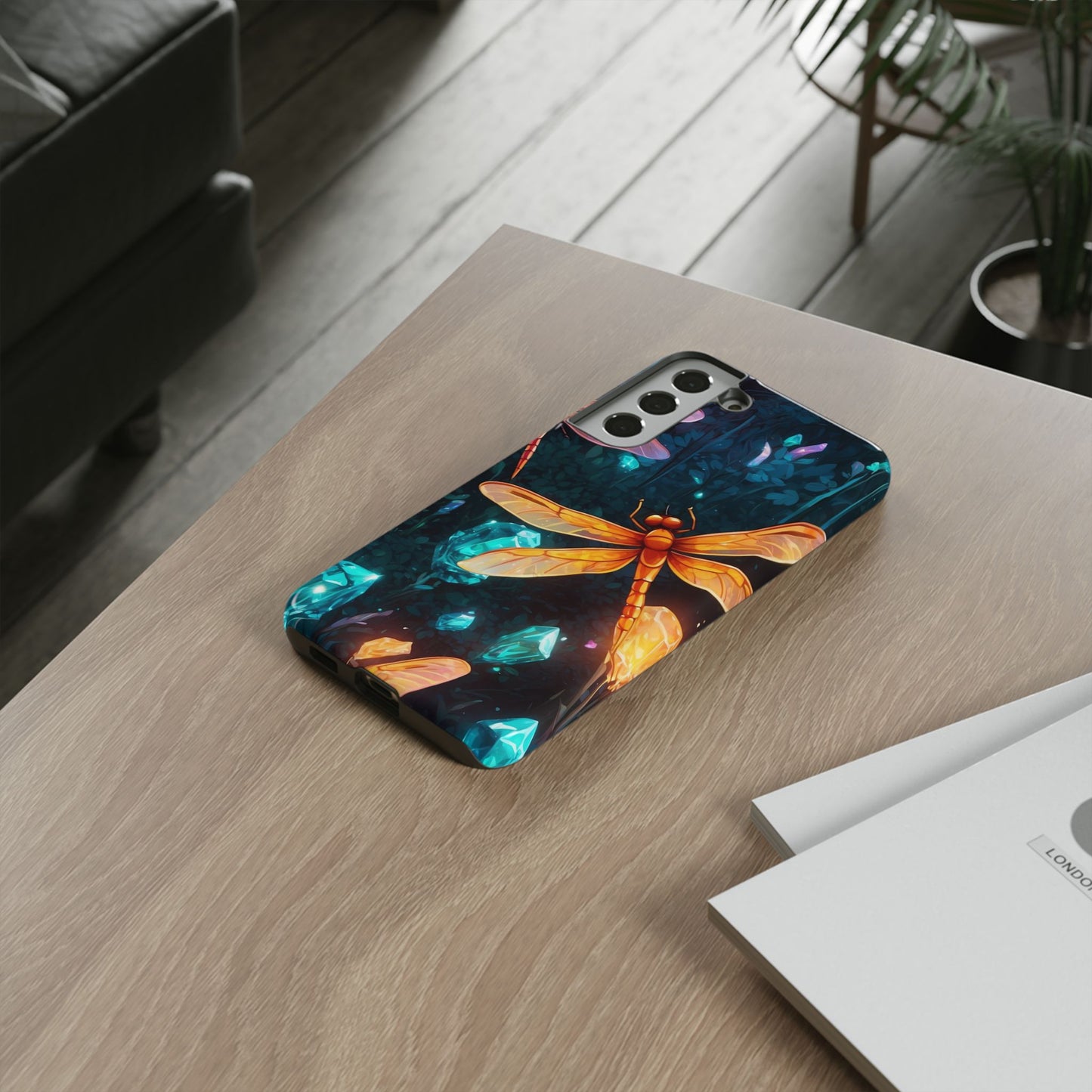Mystical Dragonflies & Crystals – Samsung Galaxy Series Case