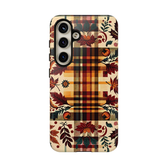 Cute Autumn Harmony Plaid Phone Case!