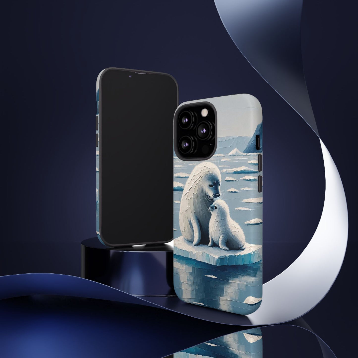 Arctic Serenity Seal iPhone Case