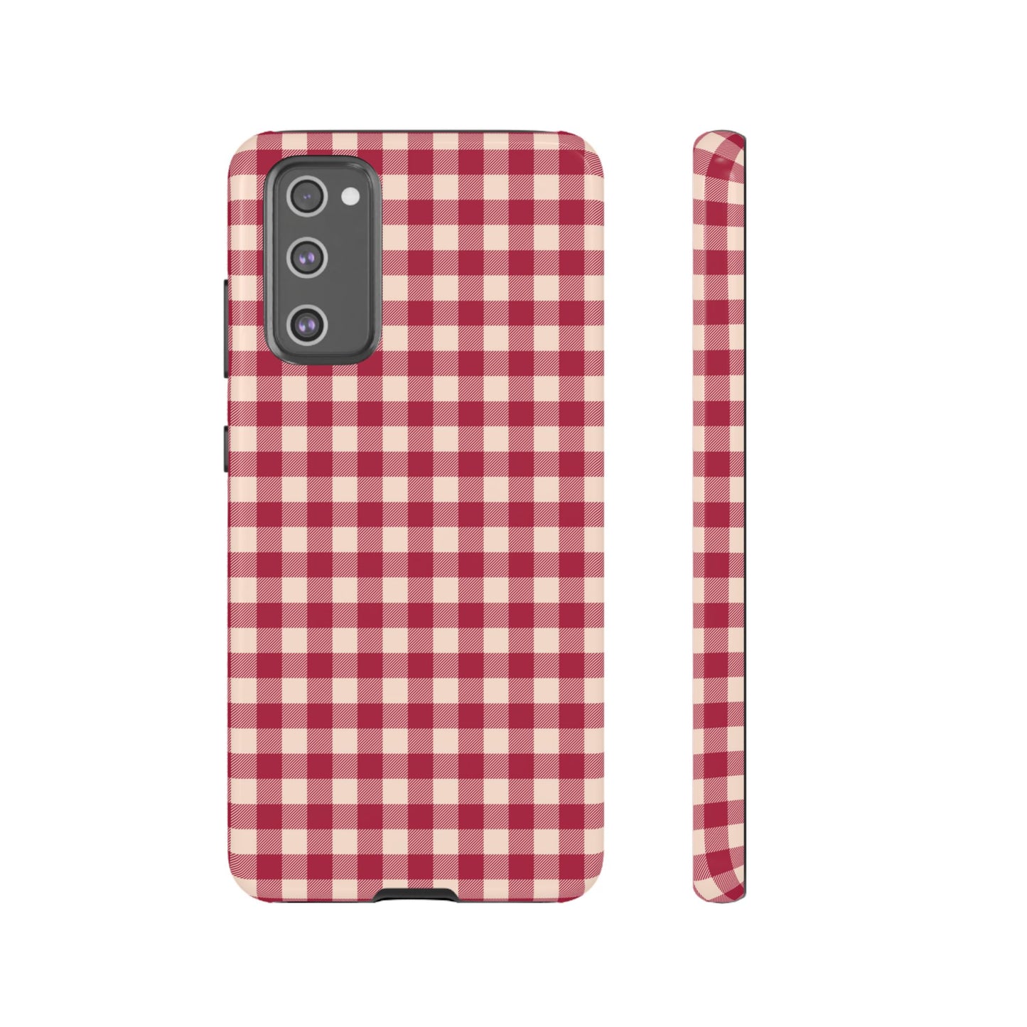 Vintage Red Gingham Check – Samsung Galaxy Case