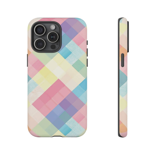 Spring Sonata Pastel Plaid Case