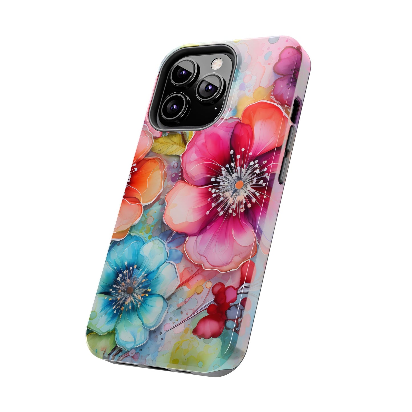 Vibrant Watercolor Floral Garden - iPhone Series Case