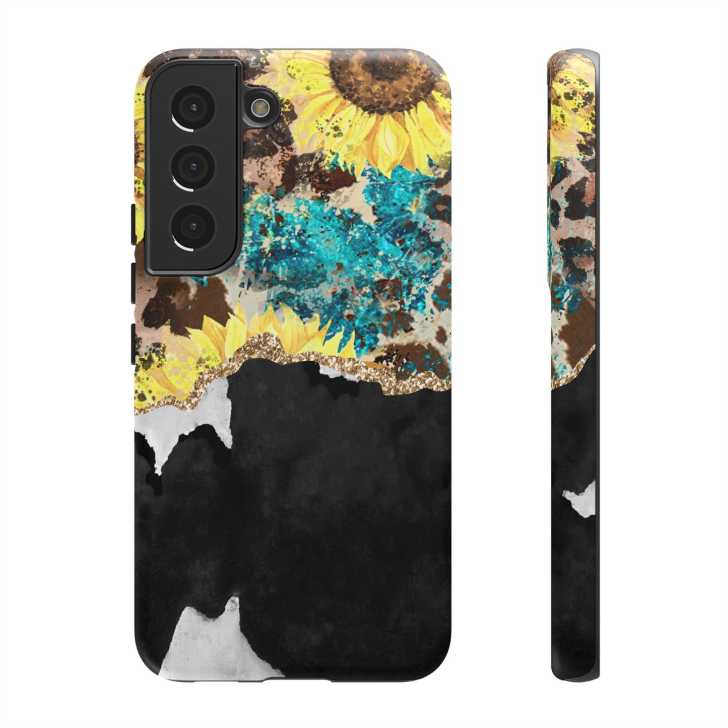 Rustic Sunflower Leopard Glam - Samsung Galaxy Series Case