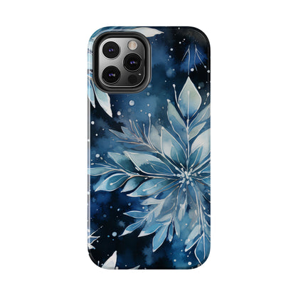 Winter’s Embrace – Blue Snowflake Samsung Galaxy Case