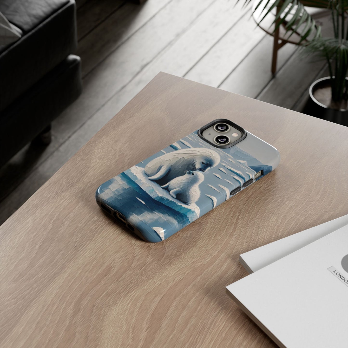 Arctic Serenity Seal iPhone Case