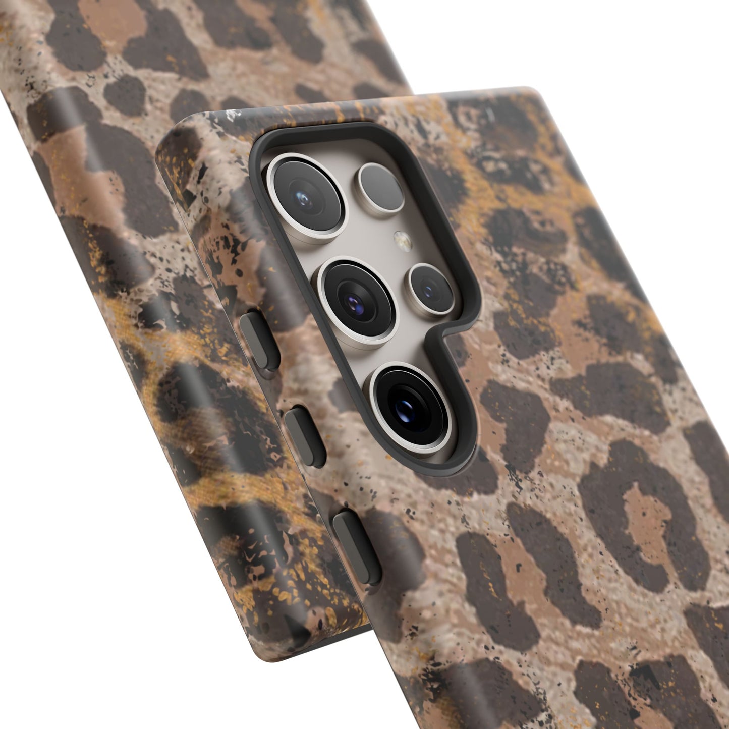 Vintage Distressed Leopard Print - Samsung Galaxy Series Case