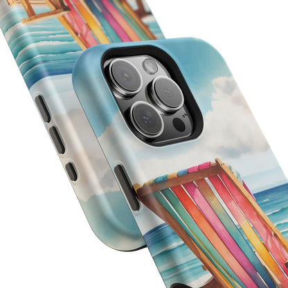 Vibrant Beach Escape MagSafe iPhone Case – Summer Vibes Design