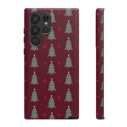 Retro Christmas Tree Pattern – Samsung Galaxy Series Case