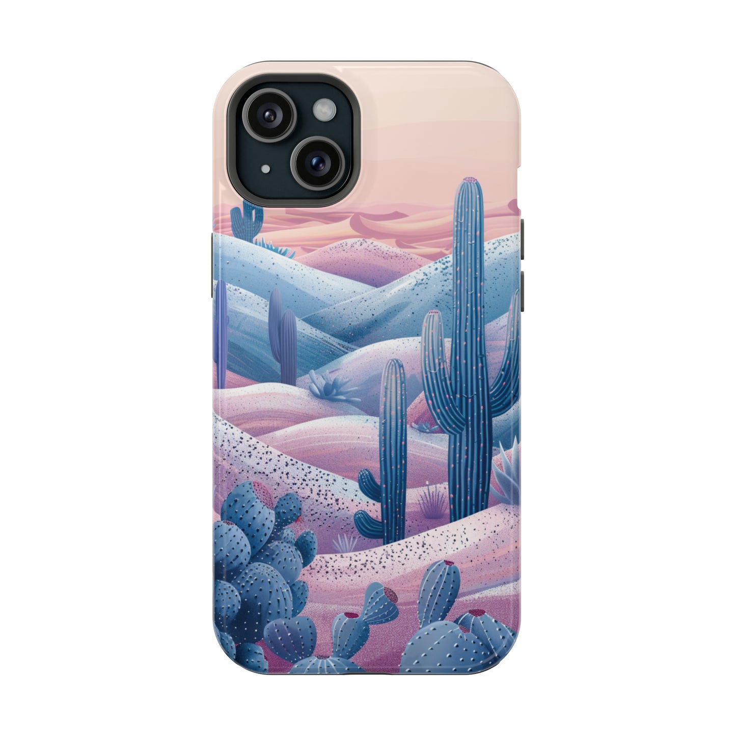 Desert Oasis MagSafe Case for iPhone – Cactus & Western Landscape Design for iPhone 15, 14 Pro Max, 13, and More!