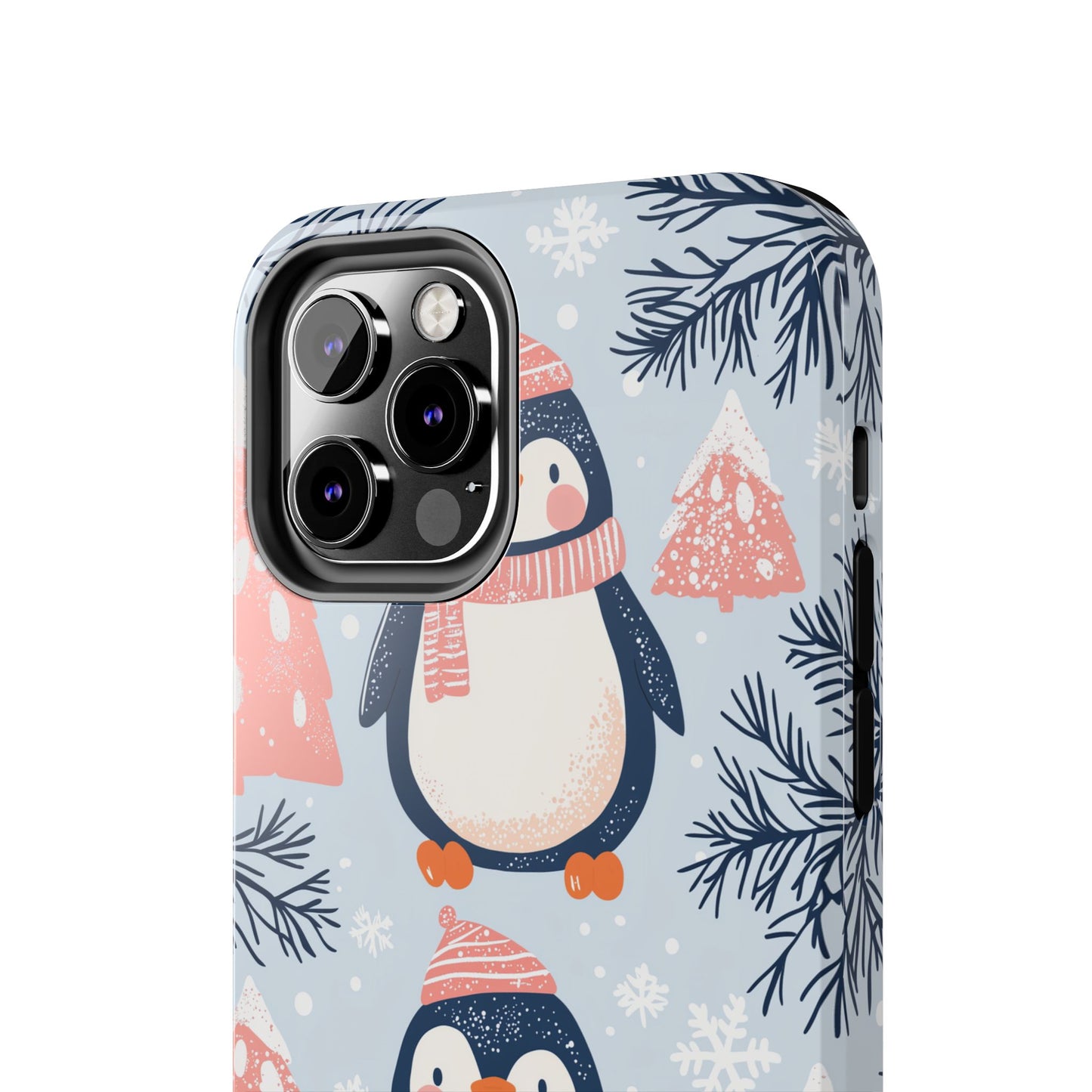 Penguin in Winter Wonderland iPhone Case