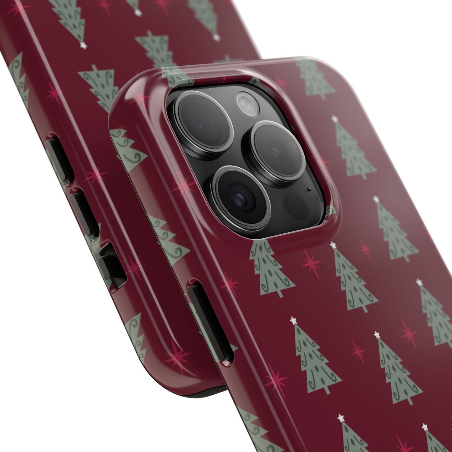 Retro Christmas Tree Pattern – iPhone Series Case