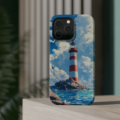 Iphone Case - Majestic Lighthouse Scene Design