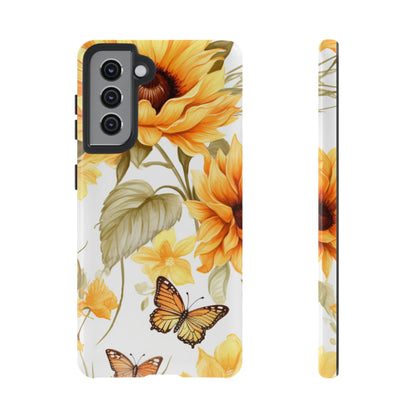 Sunflower & Butterfly Bliss - Samsung Galaxy  Series Case