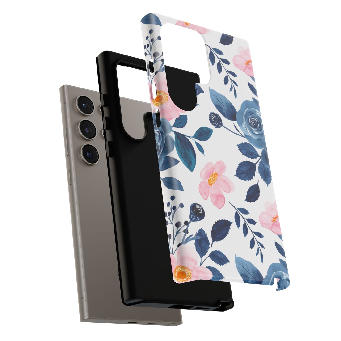 Pastel Garden Charm – Samsung Galaxy Case with Delicate Floral Design