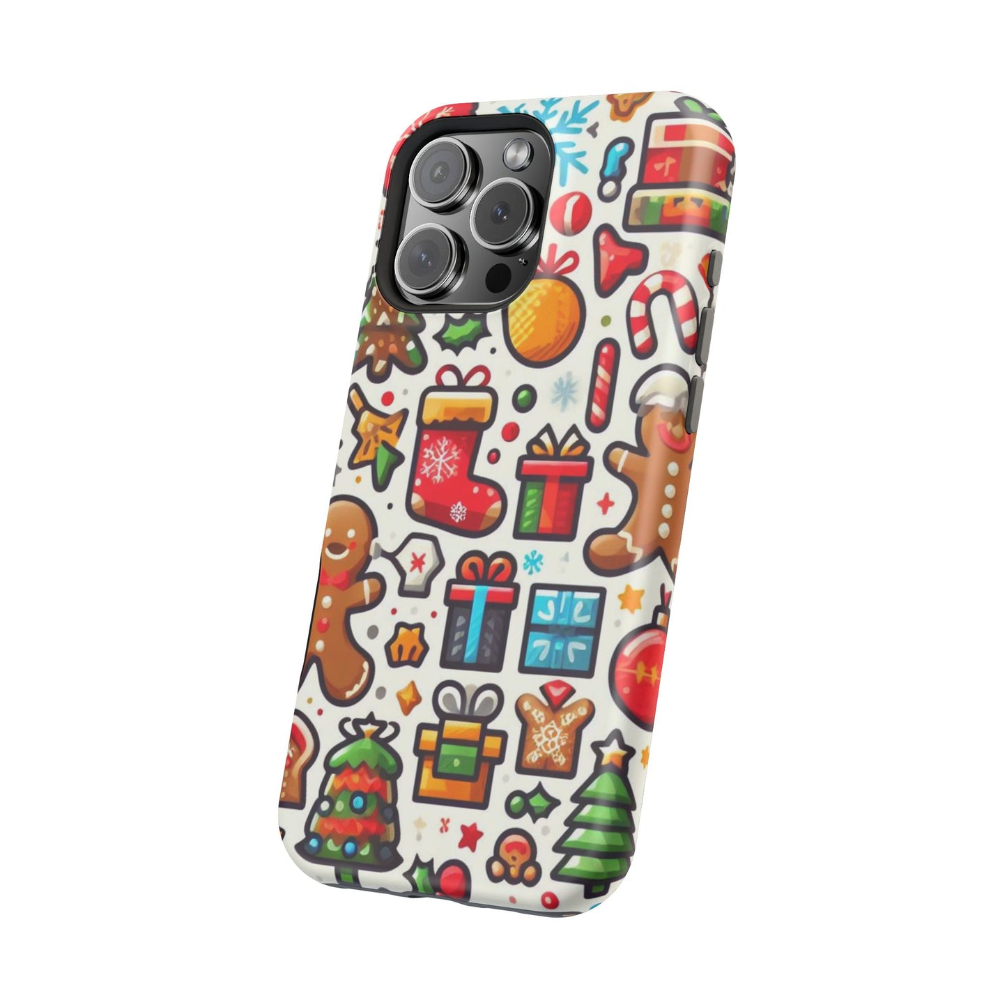 Festive Christmas Icons Pattern – MagSafe iPhone Series Case