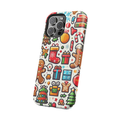 Festive Christmas Icons Pattern – MagSafe iPhone Series Case