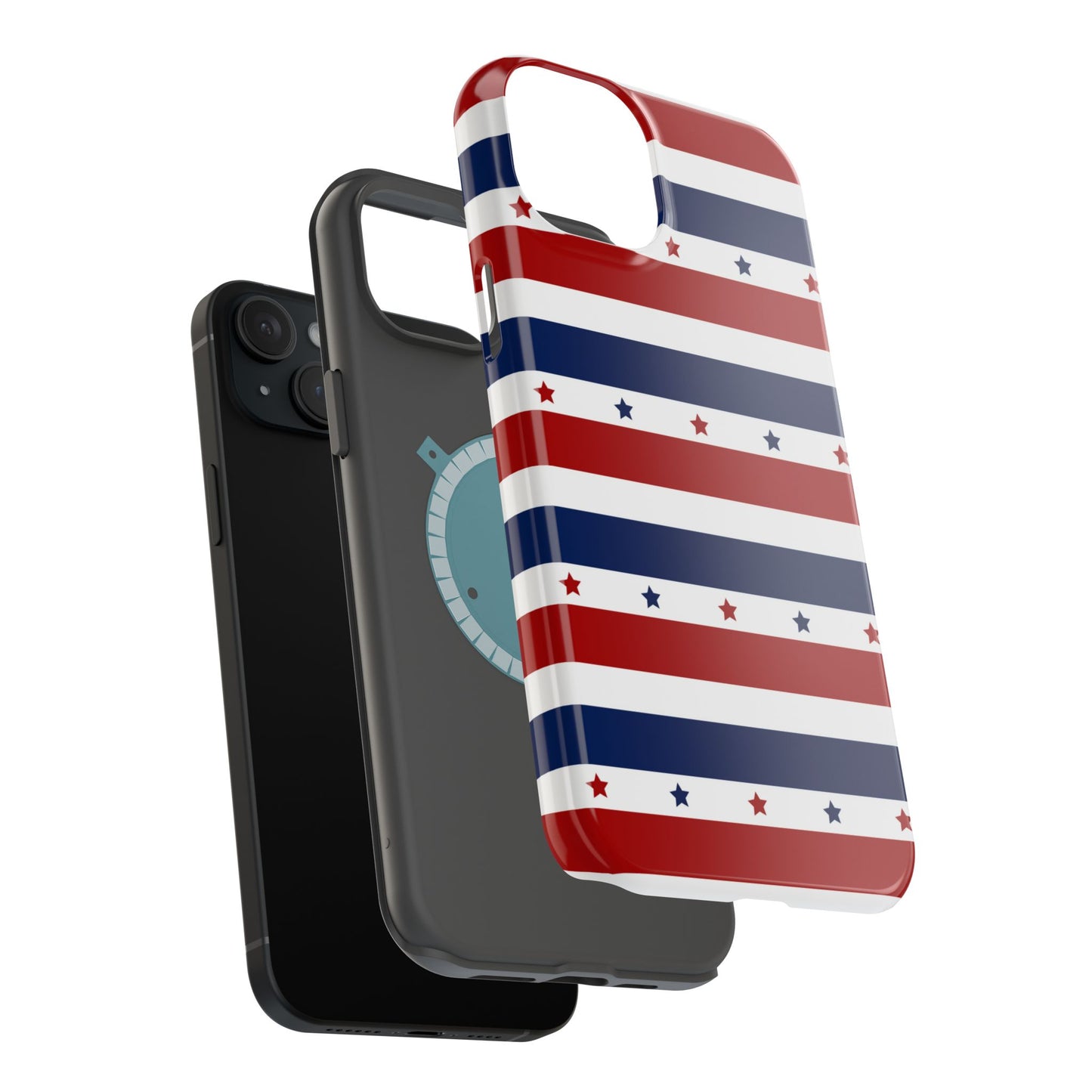 Patriotic Stars MagSafe iPhone Case