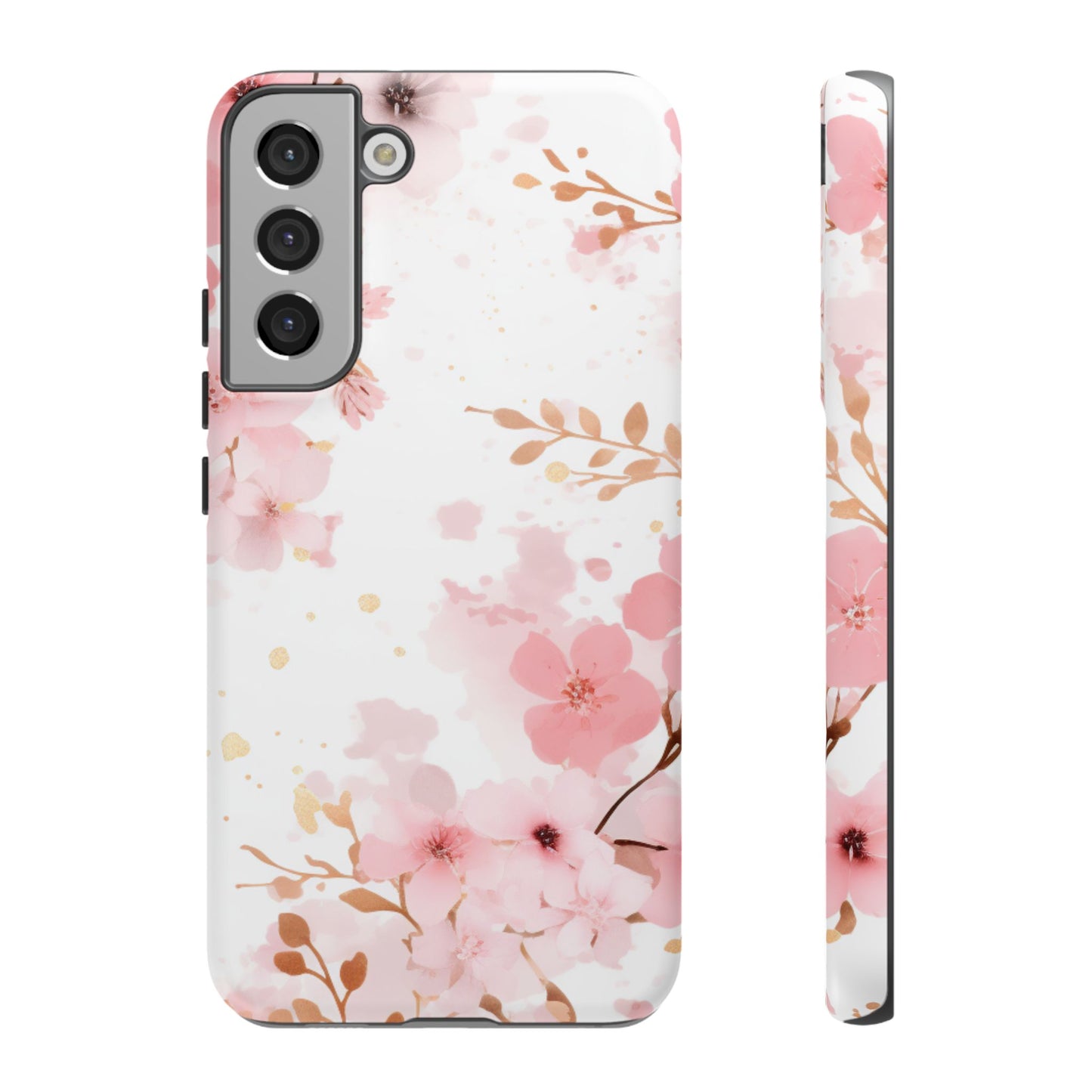 Soft Pink Cherry Blossom Samsung Galaxy Case – Elegant Floral Design