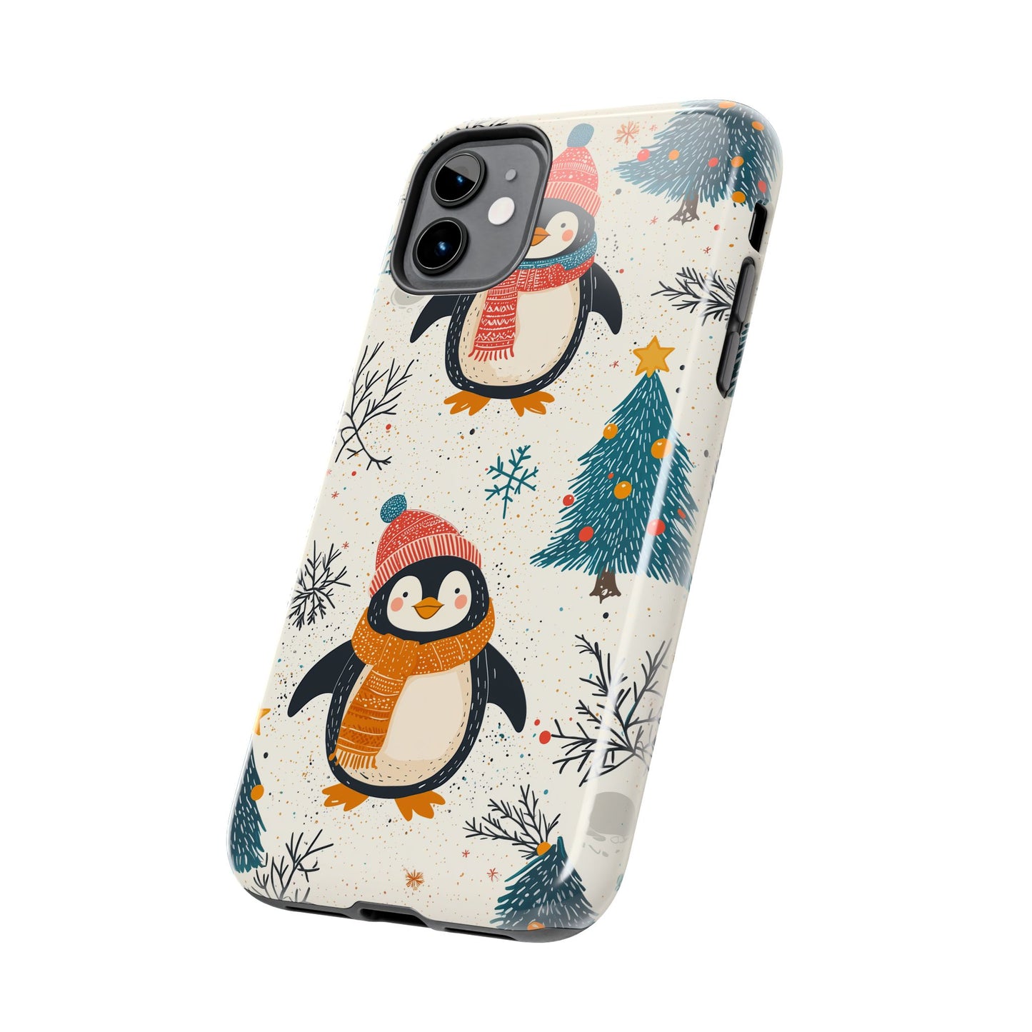 Penguin Wonderland – Snowy Christmas Cheer iPhone Case