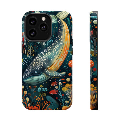 Oceanic Elegance Whale iPhone Case