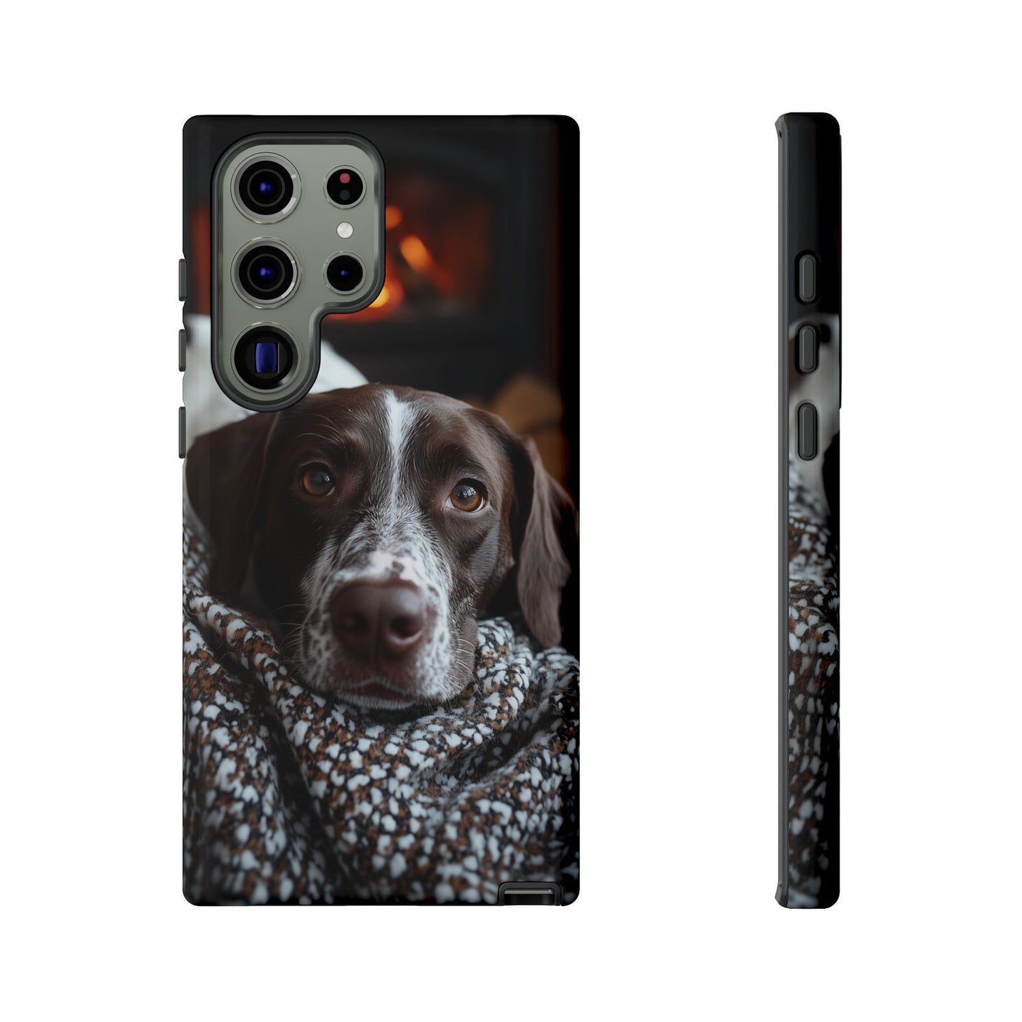 Relaxed German Shorthaired Pointer Samsung Galaxy Case – Rustic Charm Protective Cover