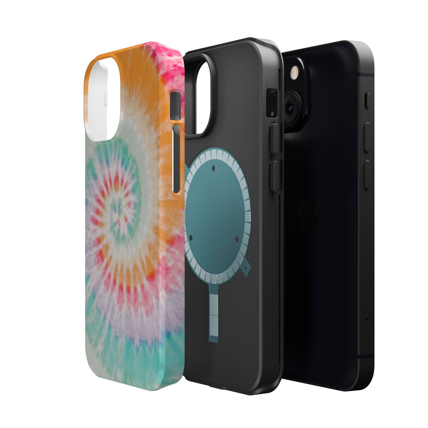 Pastel Tie-Dye MagSafe iPhone Case – Soft Colors & Magnetic Functionality