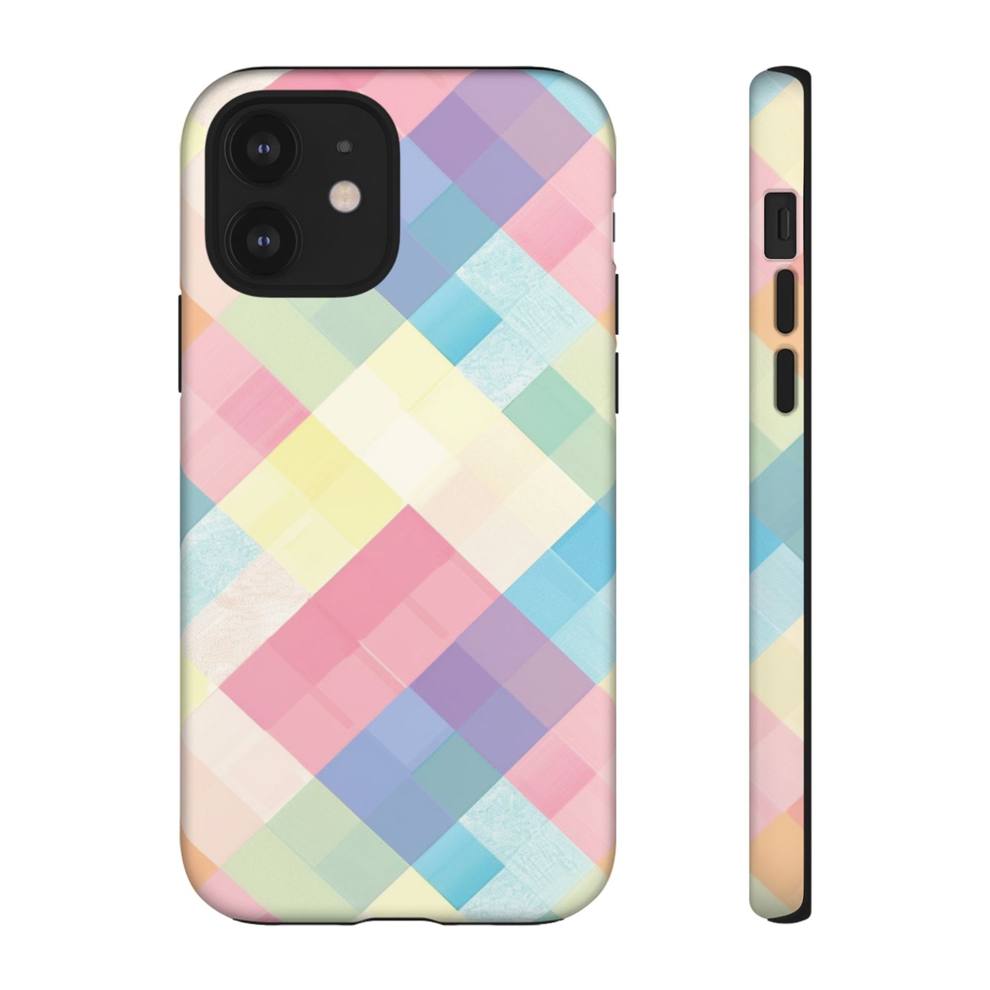 Spring Sonata Pastel Plaid Case