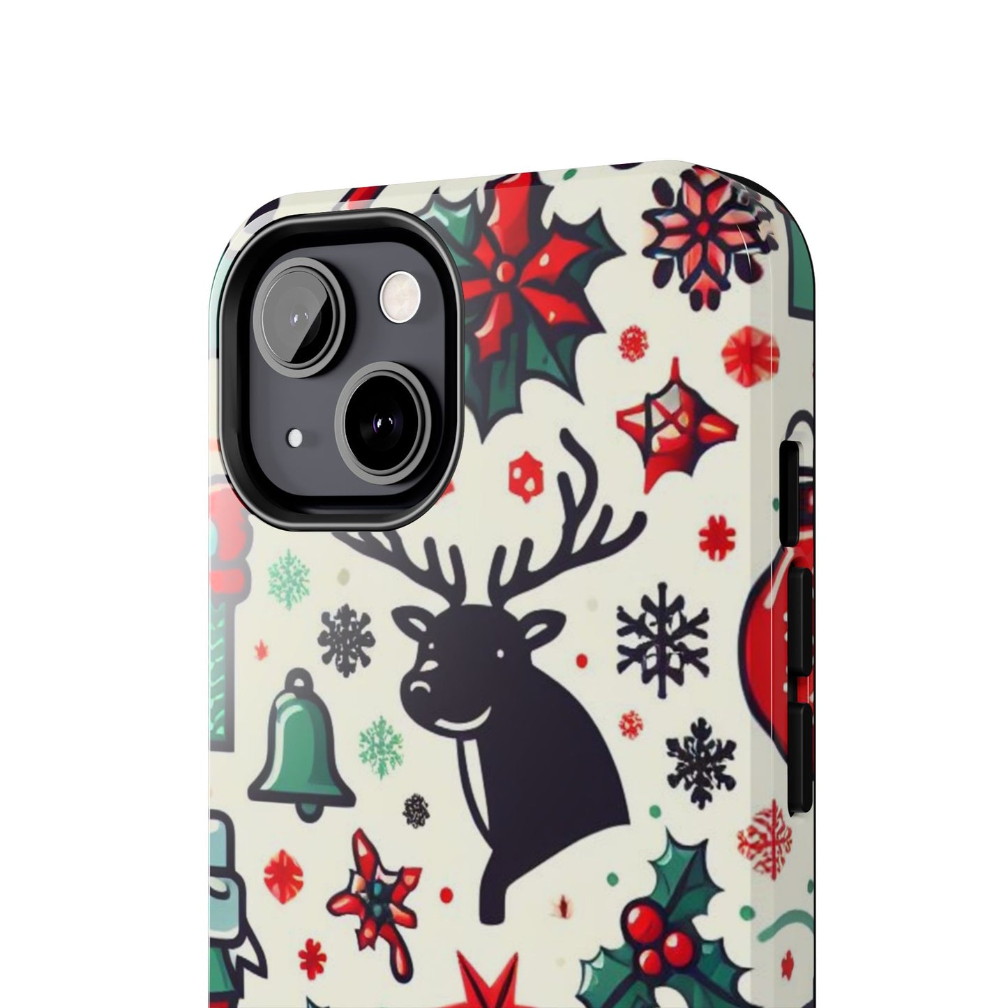 Cartoon Christmas Cheer – iPhone Case