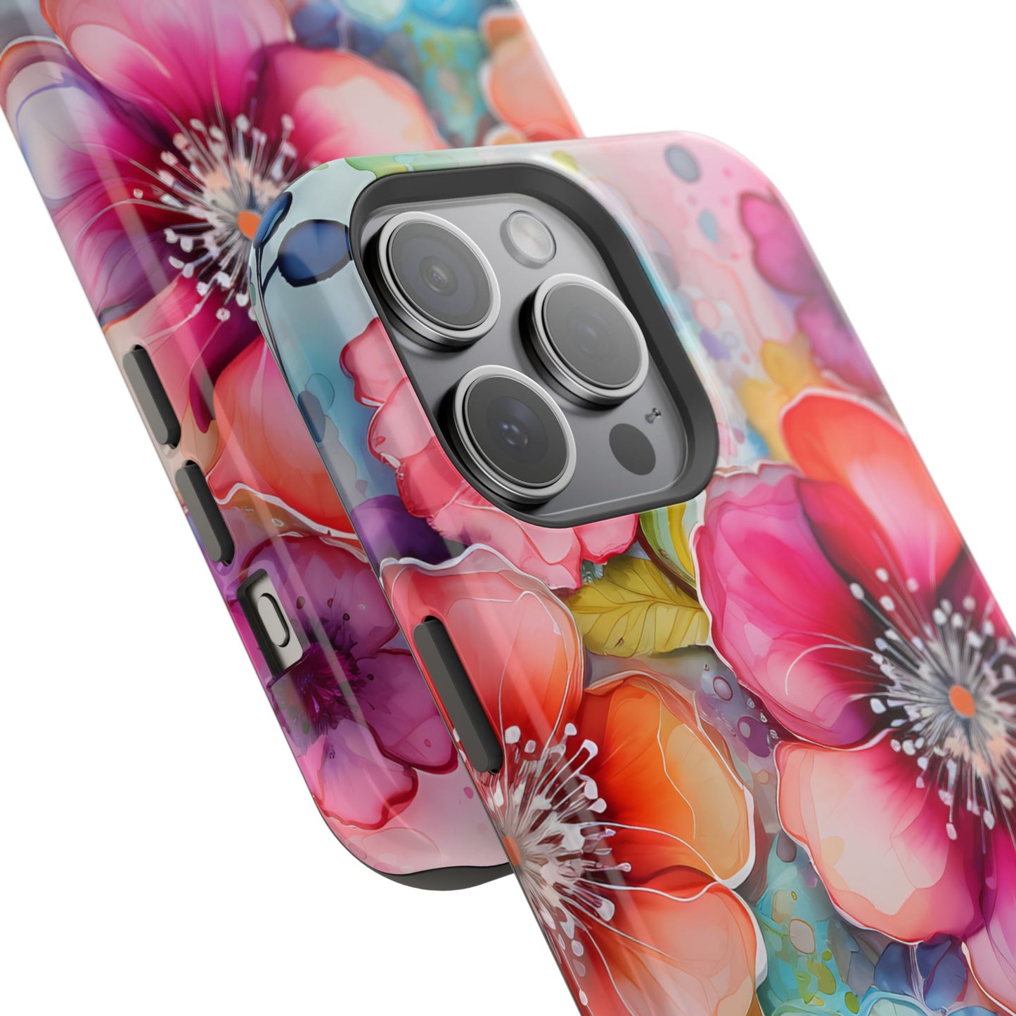 Vibrant Watercolor Floral Garden - MagSafe iPhone Series Case