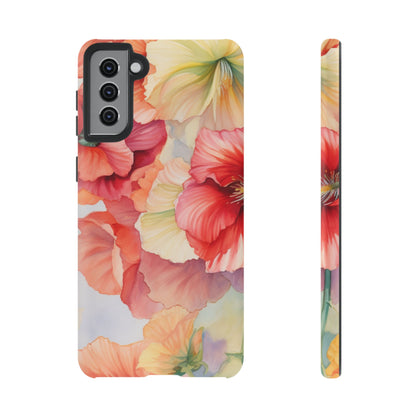 Gumamela Blush Pink Watercolor Floral – Samsung Galaxy Case