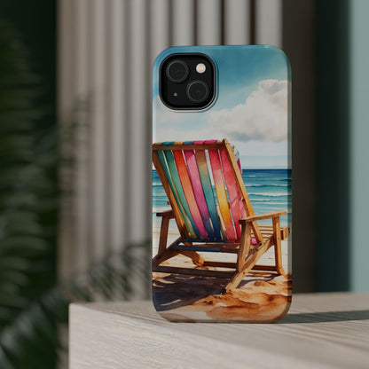 Vibrant Beach Escape MagSafe iPhone Case – Summer Vibes Design