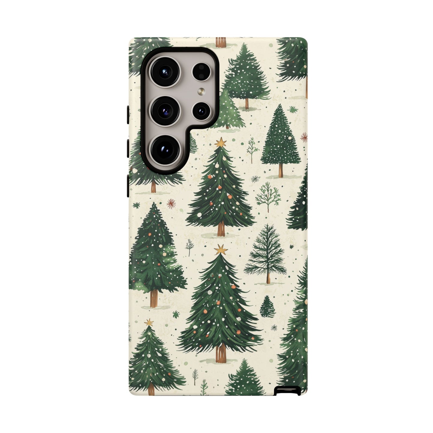 Festive Christmas Tree Forest Pattern – Samsung Galaxy Series Case