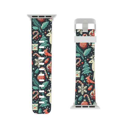 Festive Woodland Holiday Apple Watch Band