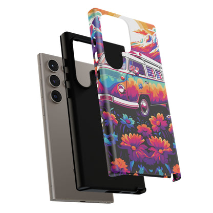 Groovy Floral Sunset Van – Samsung Galaxy Series Case