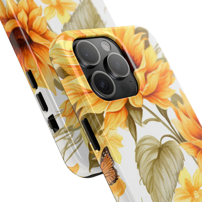 Sunflower & Butterfly Bliss - iPhone Series Case