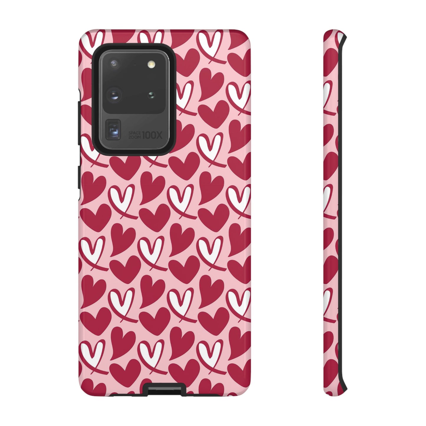 Hand-Drawn Hearts Samsung Galaxy Case