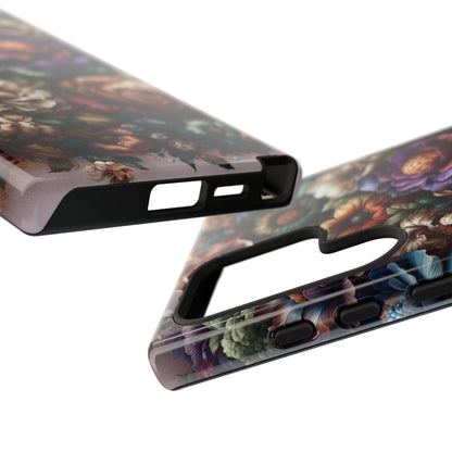 Floral Elegance For Samsung - Protective Dual-Layer Design with Vibrant Full-Wrap Print