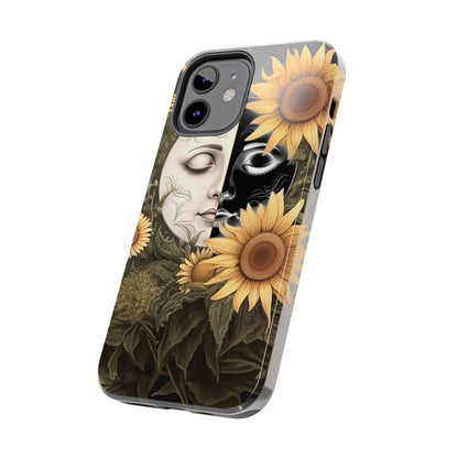 Sunflower Moon and Stars iPhone Case – Ethereal Art