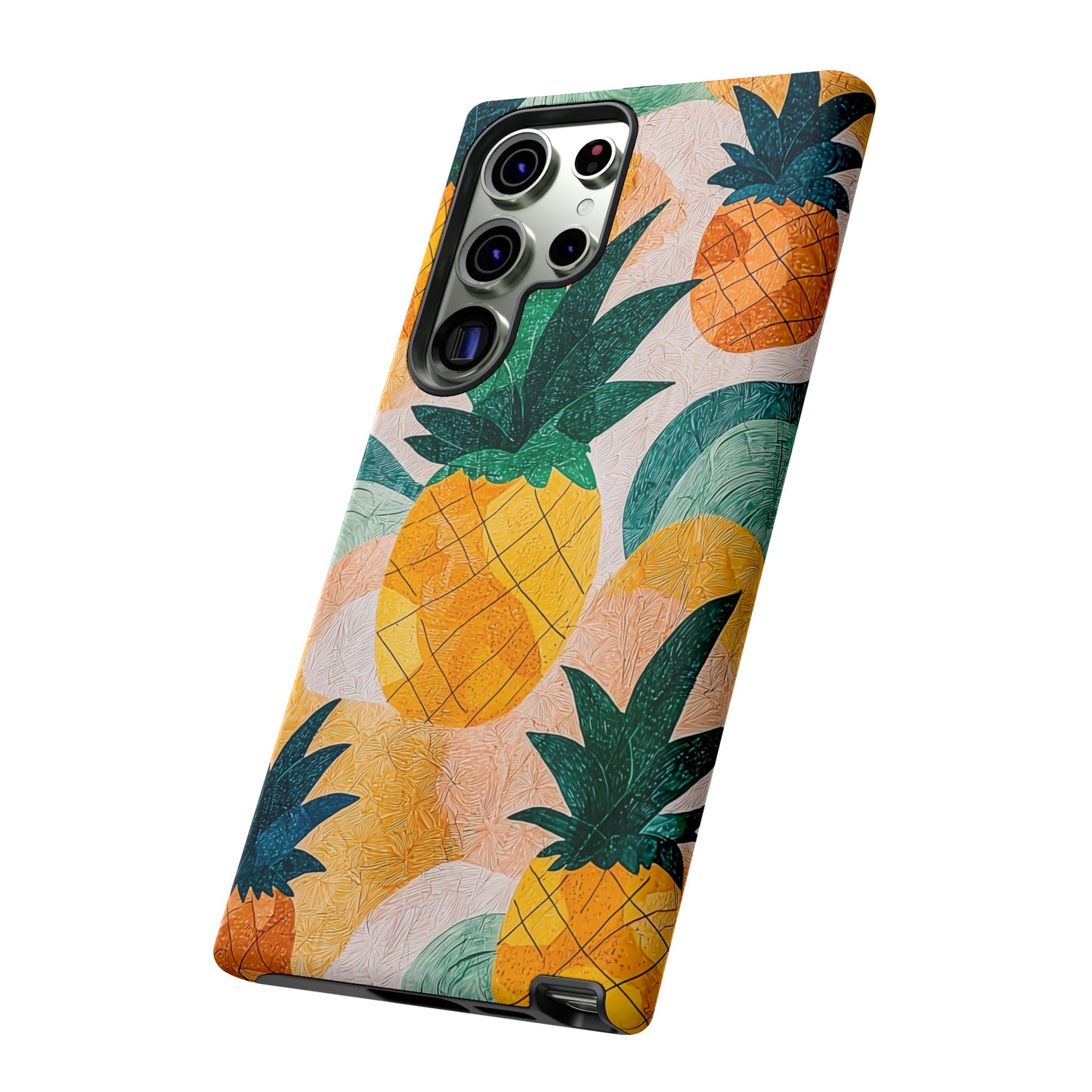 Tropical Pineapple Samsung Galaxy Case – Vibrant Fruit Design, Tough Dual - Layer Protection - BOGO Cases