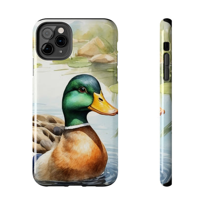 Serene Duck Reflection - iPhone Case