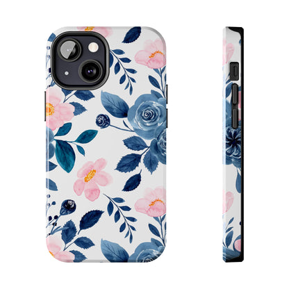 Pastel Garden Charm – iPhone Series Case with Watercolor Flowers