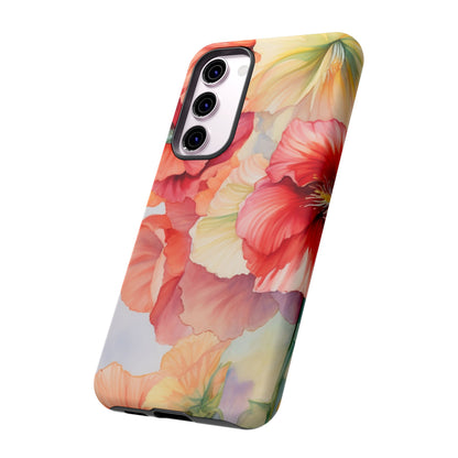 Gumamela Blush Pink Watercolor Floral – Samsung Galaxy Case