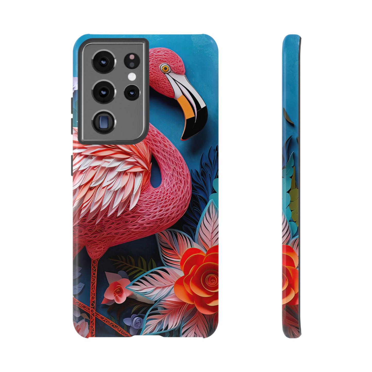 Flamingo Dreams – Bold Tropical Samsung Case