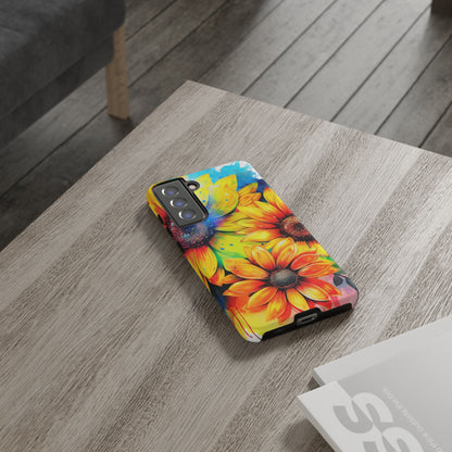 Vibrant Sunflower Splash - Samsung Galaxy Series Case