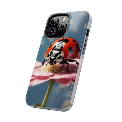 iPhone Case: Floral Ladybug Delight