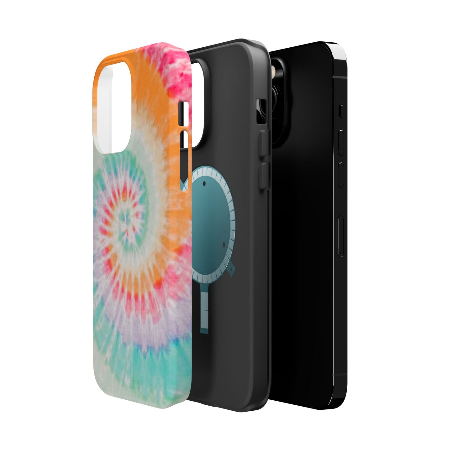 Pastel Tie-Dye MagSafe iPhone Case – Soft Colors & Magnetic Functionality