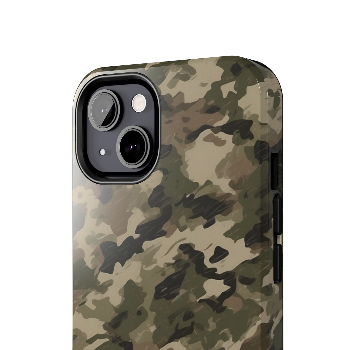 Classic Light Brown Camouflage – Durable iPhone Case with Timeless Design