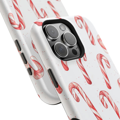 Candy Cane Christmas Pattern – MagSafe iPhone Series Case