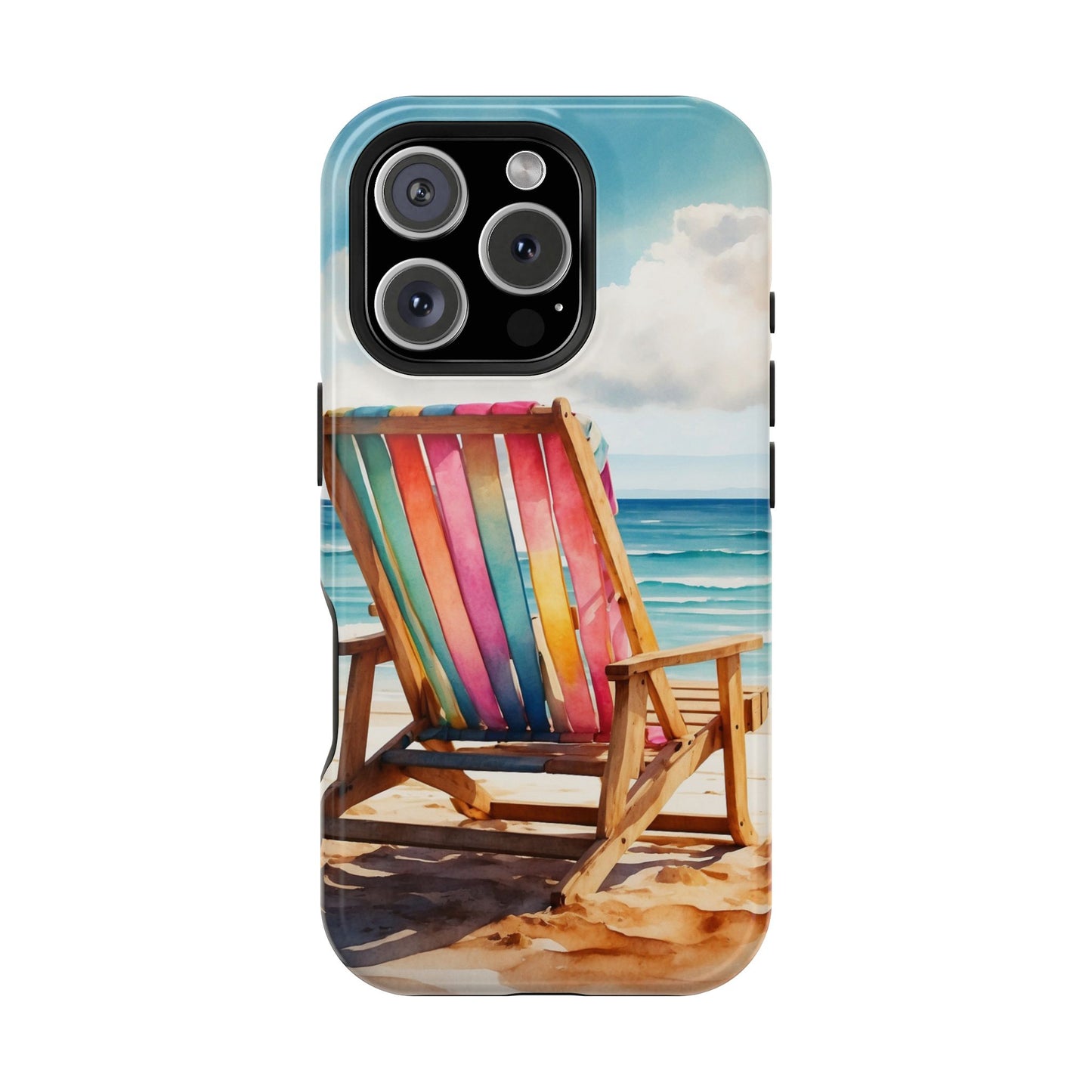 Vibrant Beach Escape MagSafe iPhone Case – Summer Vibes Design